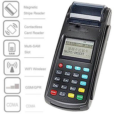 Wireless handheld portable customer POS terminal Wireless handheld portable customer POS terminal